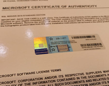 Microsoft SQL Server 2019 Standard 24 Core License unlimited User CALs 228-11477 picture