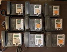 Lot of 9 Used IPitomy IP320-P HD POE Voice Speakerphone 12-Line VoIP Phone picture