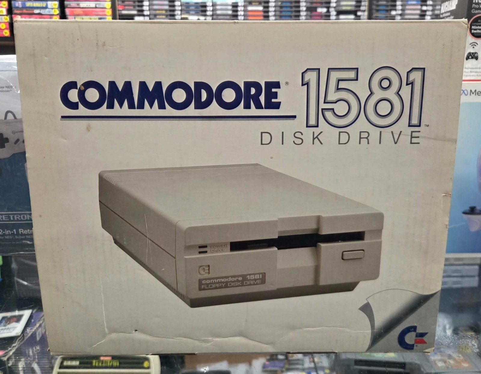 Commodore 1581 Disk Drive - complete in box - w/ power & data cable - Untested Commodore 1581 Disk Drive - complete in box - w/ power & data cable - Untested