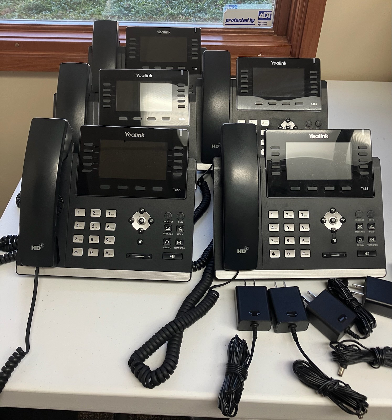 Lot of 5 Yealink SIP-T46S IP Phone Lot of 5 Yealink SIP-T46S IP Phone
