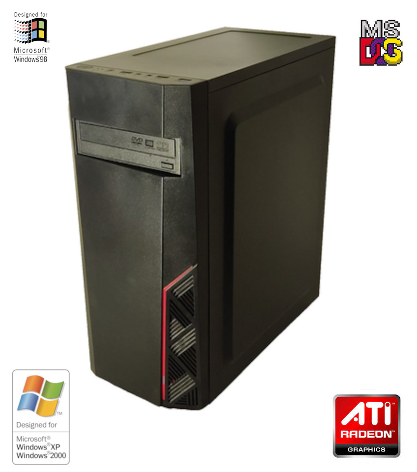 NEW* AMD Athlon 4850e 4GB ATI X1050 Win98 XP DOS Multiboot Retro PC w/ 50 Games