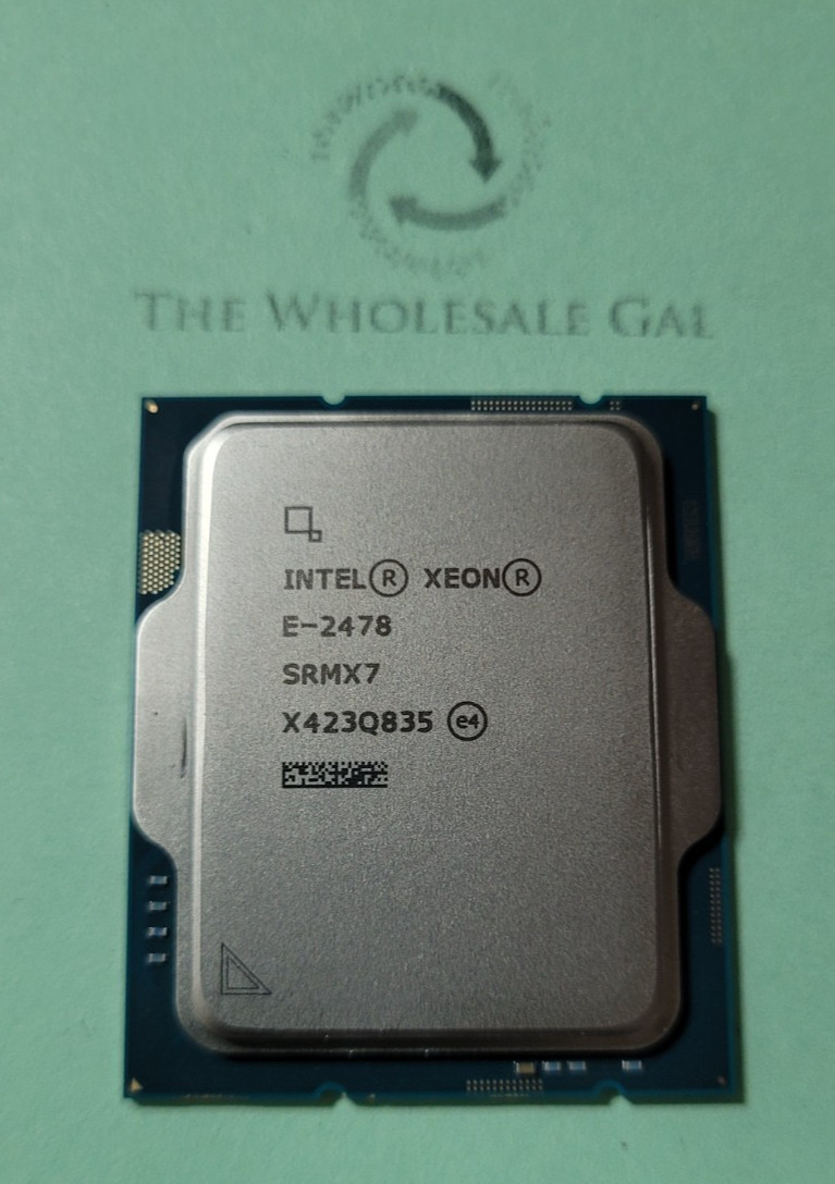 Intel Xeon E-2478 2.8Ghz 24MB Cache 8 Core FCLGA1700 Server Processor CPU SRMX7 Intel Xeon E-2478 2.8Ghz 24MB Cache 8 Core FCLGA1700 Server Processor CPU SRMX7