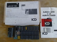 ICD AdRAM 540 W/ 3MB, IN BOX, For Commodore Amiga 500 RAM Memory Expansion picture