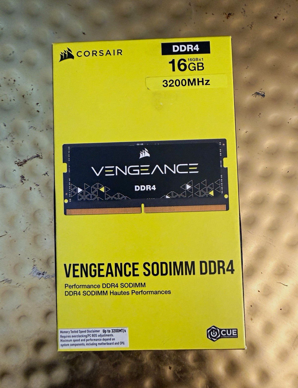 Corsair Vengeance 16GB DDR4-3200 SO-DIMM CMSX16GX4M1A3200C22