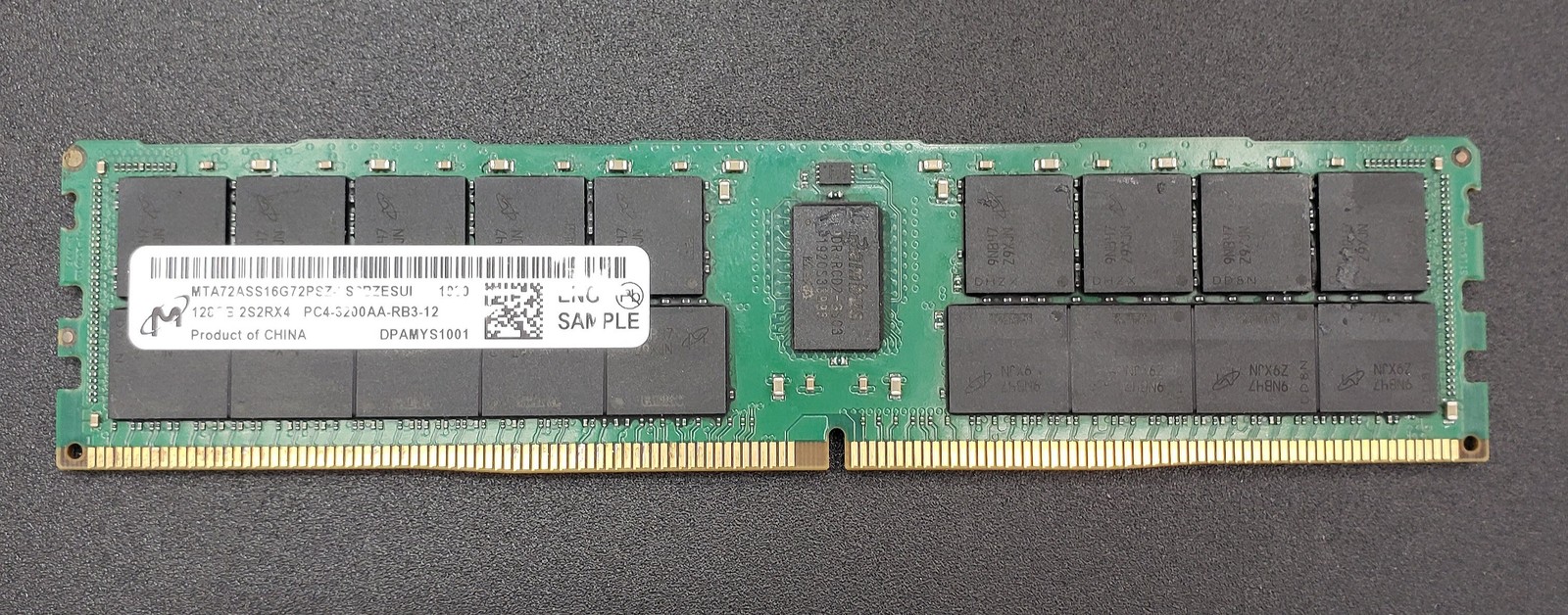 Micron 128GB 2S2RX4 PC4 DDR4 3200 RDIMM ECC Server Memory RAM MTA72ASS16G72PSZ