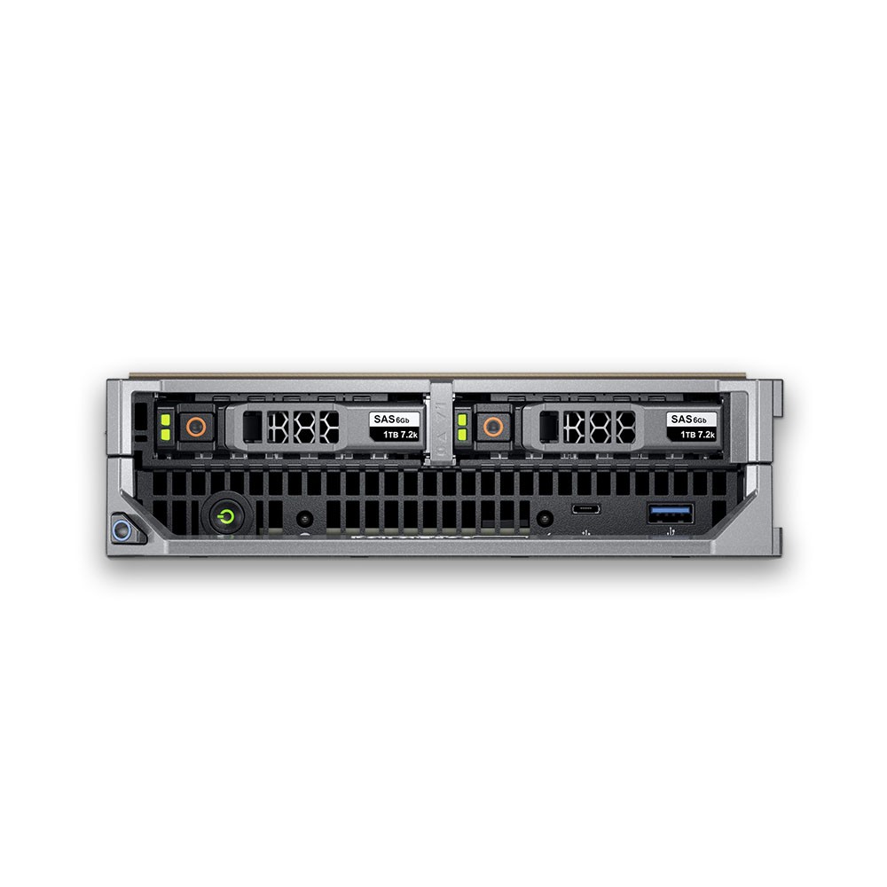 Dell PowerEdge M640 Blade Server 2x Silver 4210R 10C 256GB 2x 1.92TB SSD H330