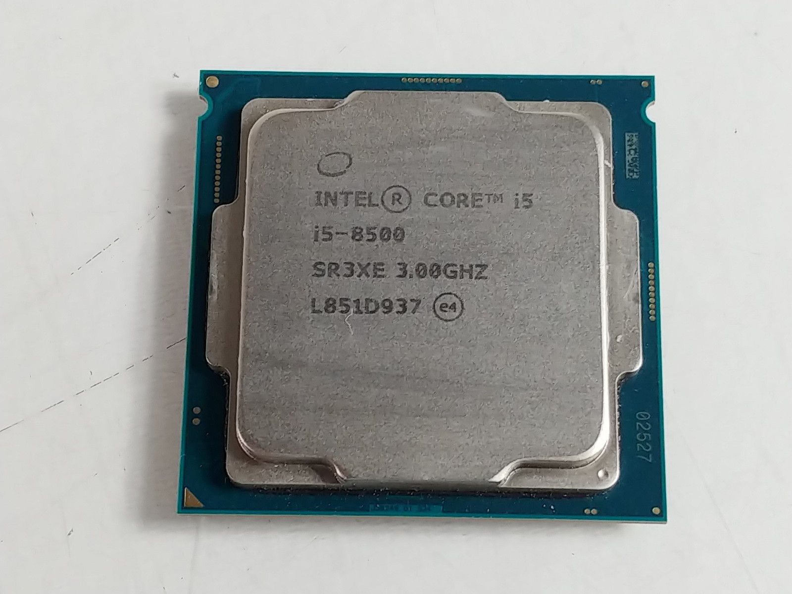 Intel Core i5-8500 3 GHz 8 GT/s LGA 1151 Desktop CPU Processor SR3XE Intel Core i5-8500 3 GHz 8 GT/s LGA 1151 Desktop CPU Processor SR3XE