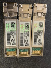 Lot of 3 GENUINE Cisco 10G SFP+ Transceiver SFP-10G-SR 10-3035-01 w/ hologram picture