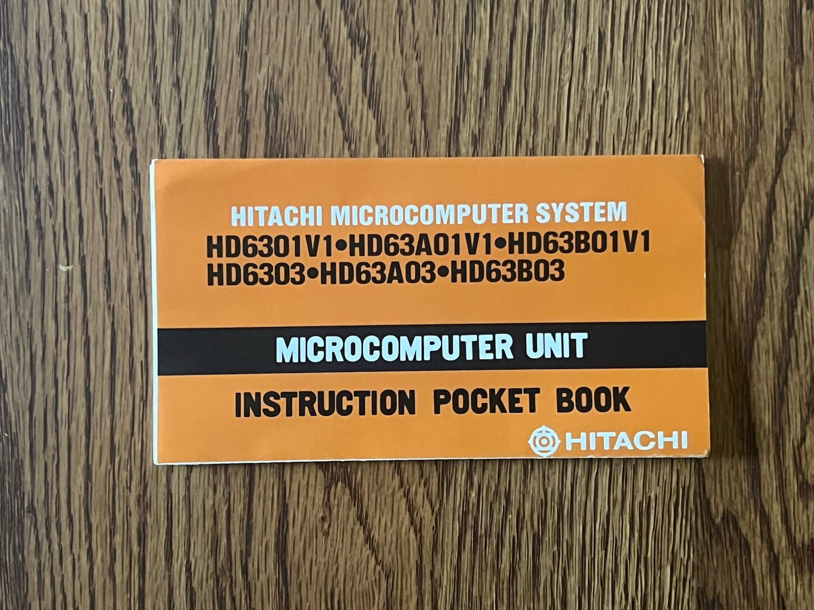 Vtg 1981 HITACHI HD6801 Pocket Guide IC Chip Microprocessor Computer CPU Rare Vtg 1981 HITACHI HD6801 Pocket Guide IC Chip Microprocessor Computer CPU Rare