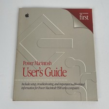 Apple Power Macintosh 9500 User’s Guide 1997 Vintage Mac Manual 030-8760-A picture