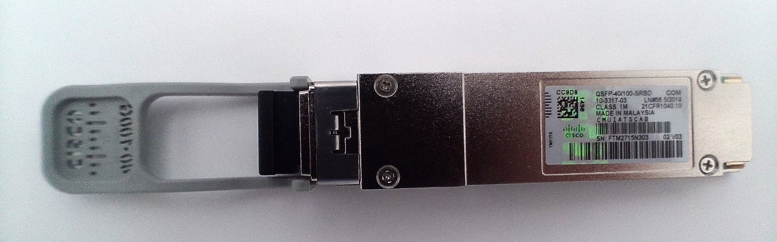 Cisco QSFP-40/100-SRBD 100G 40GBase BiDi 100m LC Transceiver Module W/ Hologram