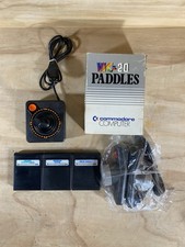 VIC 20 Paddles & Joystick ATARI &3cartidg  Boxed & Untested picture