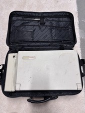 Compaq SLT/286 Model 2680 Vintage Laptop Powers On Display Works w/ Case Adapter picture