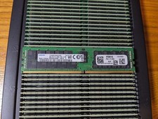 Samsung 64gb PC4-3200AA 2Rx4 DDR4 ECC RDIMM Reg Server Memory M393A8G40BB4-CWE picture