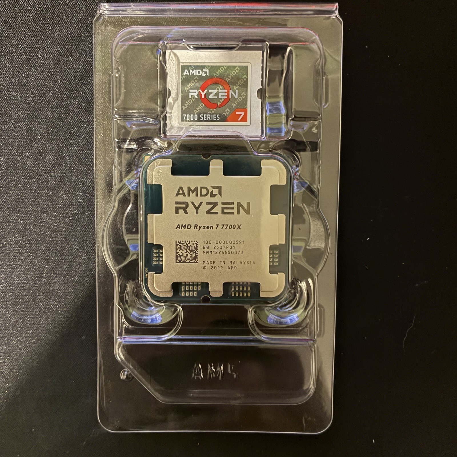 AMD Ryzen 7 7700X 4.5 GHz, Zen 4, 8-Core 16-Thread, AM5 Desktop Processor AMD Ryzen 7 7700X 4.5 GHz, Zen 4, 8-Core 16-Thread, AM5 Desktop Processor