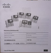 CISCO CP-8800-WMK Description Wall Mount Bracket For Ip 88 picture