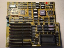 Vintage Large Intel 386 DX-33 Motherboard - Works picture