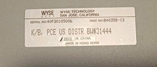 Wyse WY2110-01 Vintage Desktop Terminal w/ Wyse Keyboard MPN 900274-126 picture