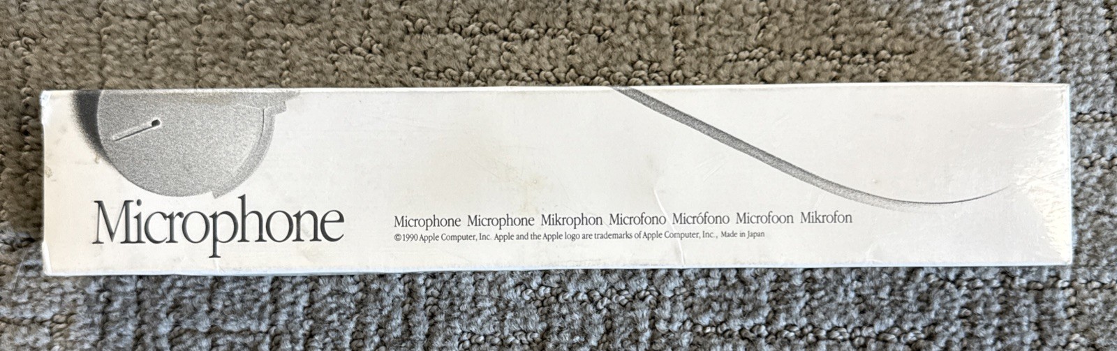 Vintage 1990 Apple Macintosh Mac Computer Inc. Microphone Made In Japan Sealed Vintage 1990 Apple Macintosh Mac Computer Inc. Microphone Made In Japan Sealed