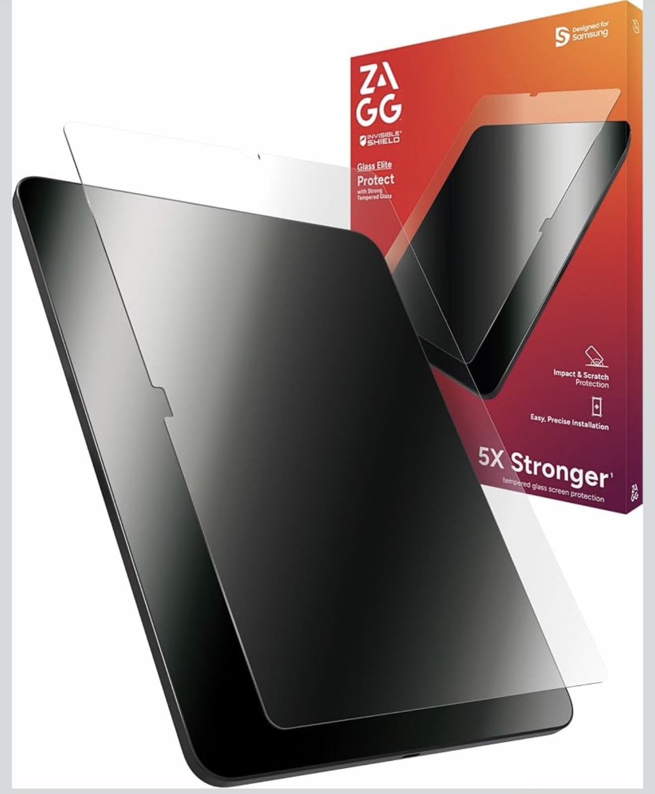 ZAGG InvisibleShield Glass Elite Samsung Galaxy Tab S10+ S9+ S9 FE+ New ZAGG InvisibleShield Glass Elite Samsung Galaxy Tab S10+ S9+ S9 FE+ New