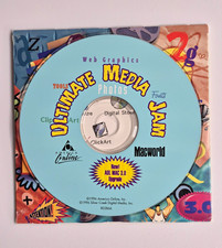 Vintage Macworld Ultimate Media Jam AOL Mac 3.0 Clip Art for Macintosh (CD-ROM) picture