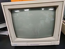 Commodore 1084 CRT Monitor Vintage 1987 Powers On and Displays image in RGB picture