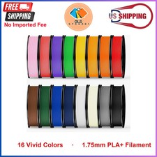 16 Color Pack PLA+ 3D Printer Filament Bundle 1.75mm Vacuum Sealed Individually picture