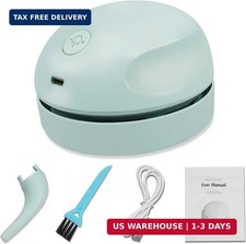 Desktop Vacuum Cleaner USB Charging with Vacuum Nozzle Cleaning Brush, Detachabl picture