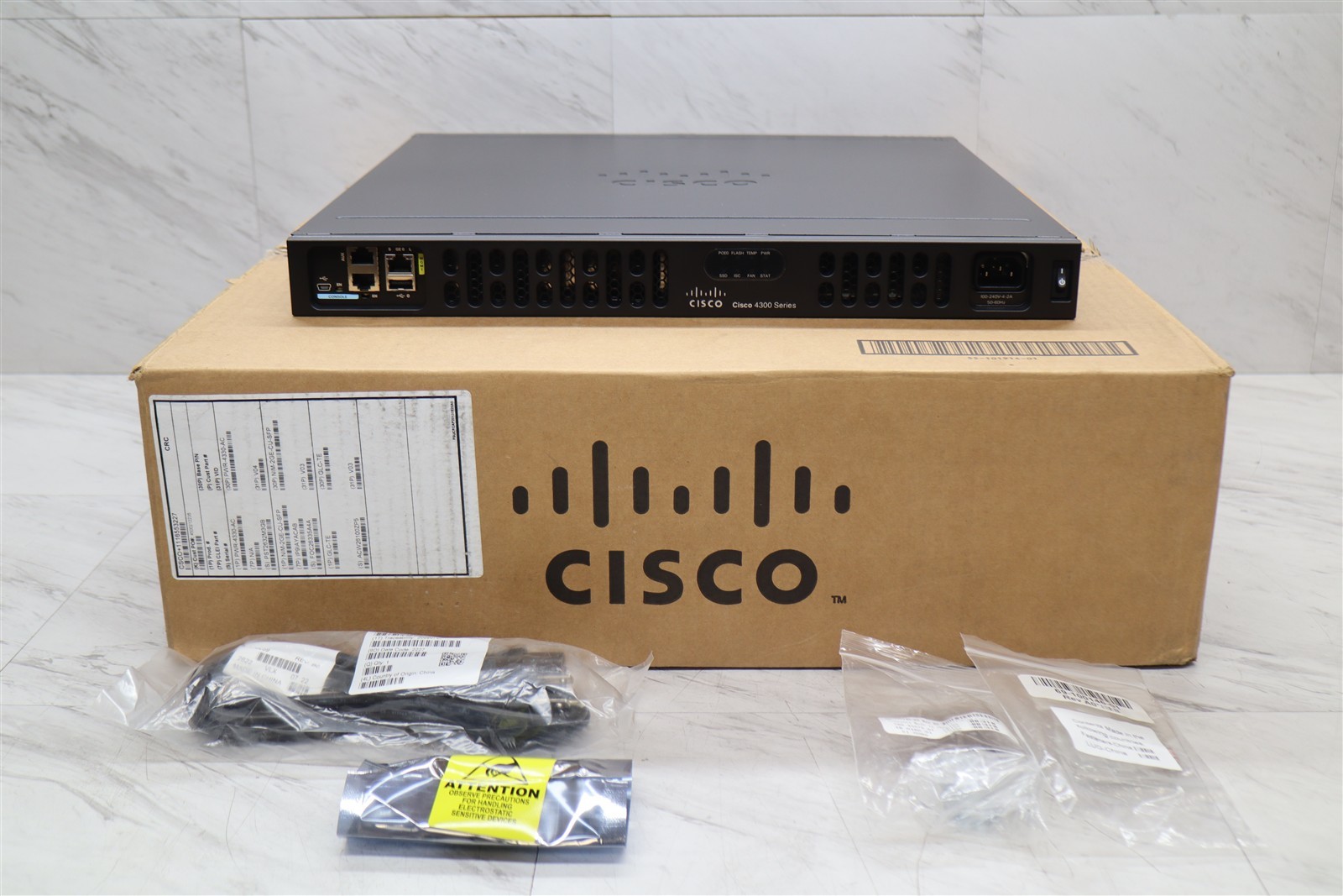 NEW Cisco ISR4331/K9 4331 Integrated Services Router w/ NIM-2GE-CU-SFP NEW Cisco ISR4331/K9 4331 Integrated Services Router w/ NIM-2GE-CU-SFP
