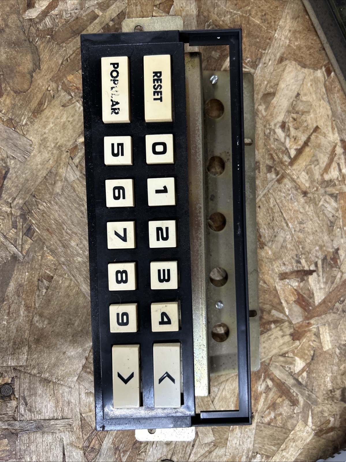 Vintage Rowe AMI CD-100C Jukebox Selector Keypad Keyboard Panel Untested