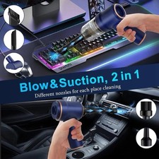 Blow & Suction Vacuum Cleaner for Keyboard, 9000PA, 4000mAh, USB+DC picture