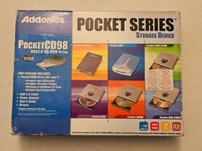 Vintage Addonics PocketCD98 External CD-ROM Drive USB 2.0 - Complete CIB picture