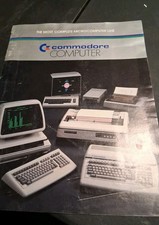 RARE 1983 BROCHURE VINTAGE COMMODORE COMPUTER LINE  picture