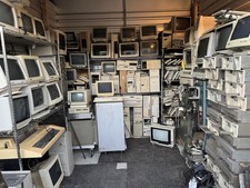 Vintage Computer Lot Commodore IBM Gateway AT Gaming Towers DEC IBM HUGE CRT LOT picture