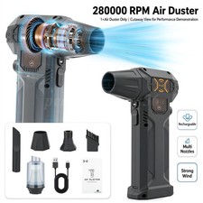 Compressed Air Duster 3Speed 280000 RPM Electric Mini Turbo Fan Vacuum Cleaner picture