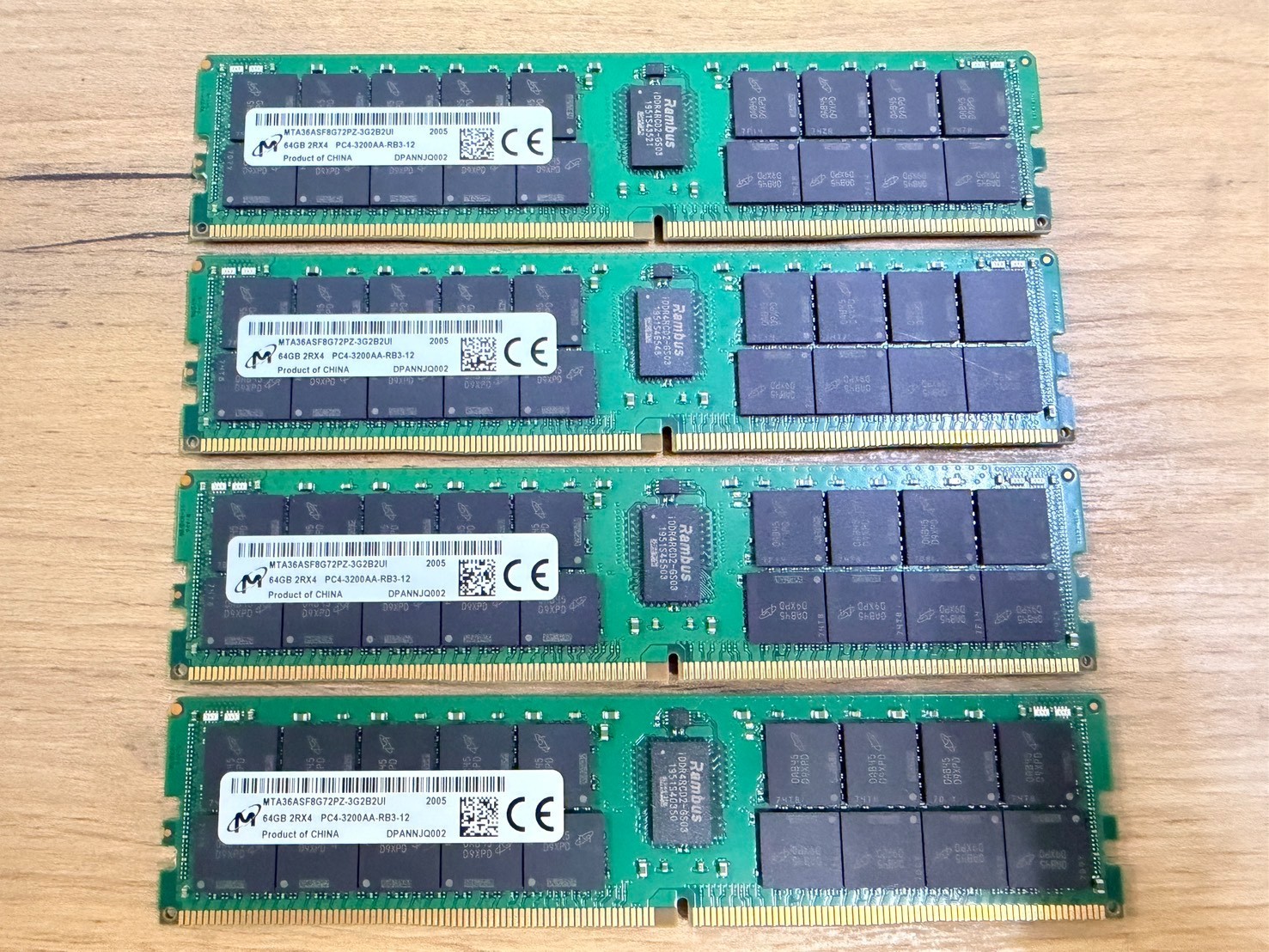 Micron 64GB DDR4-3200 ECC RDIMM 2Rx4 PC4-3200AA Server Memory RAM