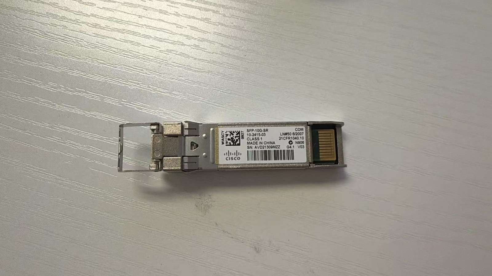 Cisco SFP-10G-SR 10-2415-03 10 GigE SFP Transceiver Module