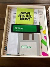 Vintage Gazelle Systems OP-Tune 1.3 Box Complete CIB Dual Floppy 3.5 5.25 DOS picture