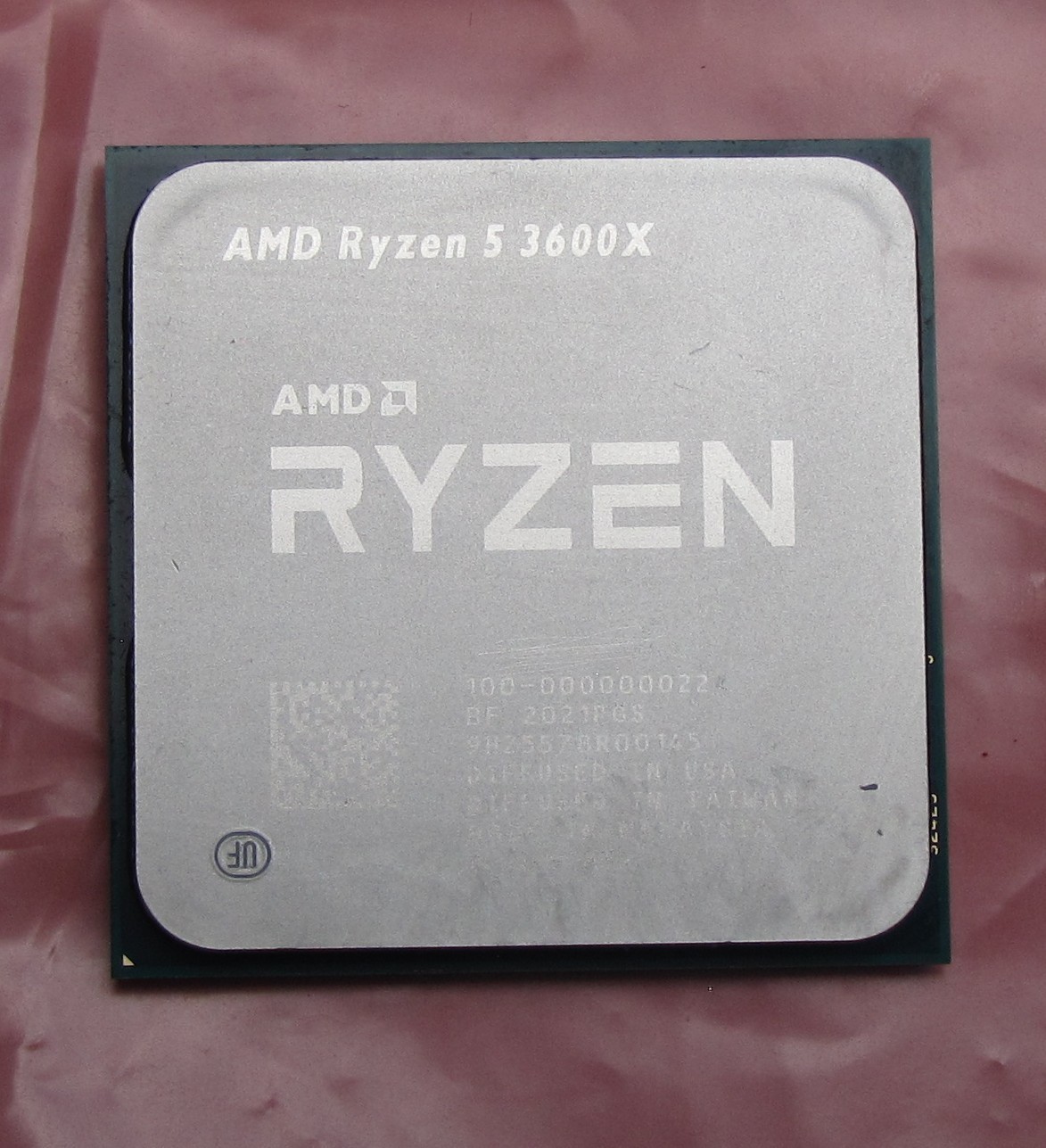 AMD RYZEN 5 3600X 6-core 12-thread 3.8 GHz base clock AM4 CPU Processor
