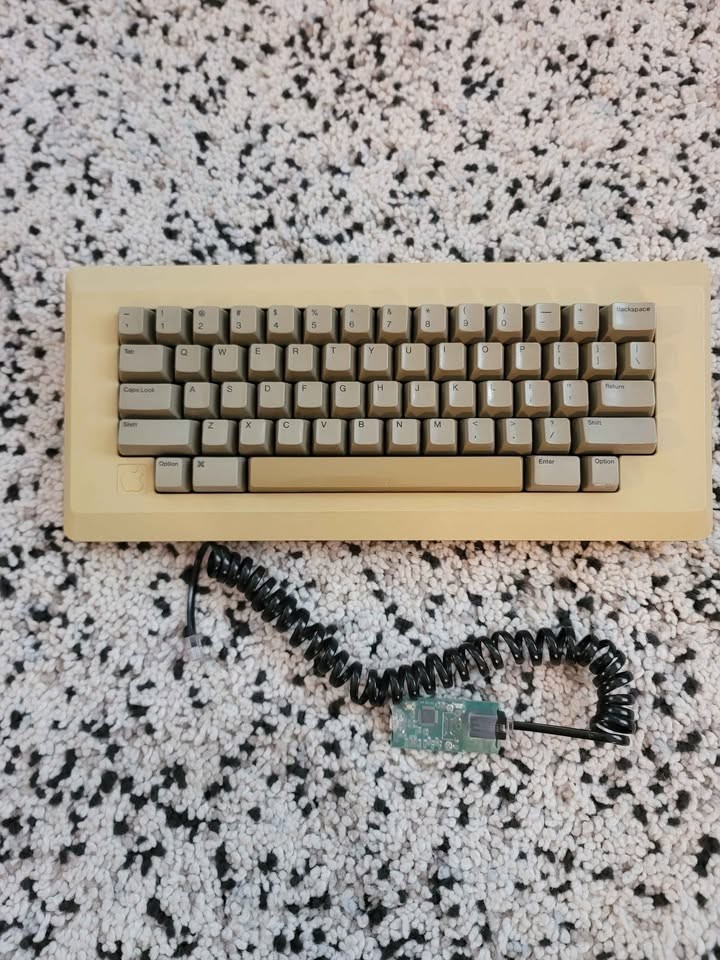 Apple M0110 Keyboard Macintosh 128K 512K Tested Working w/ TMK USB Converter Apple M0110 Keyboard Macintosh 128K 512K Tested Working w/ TMK USB Converter