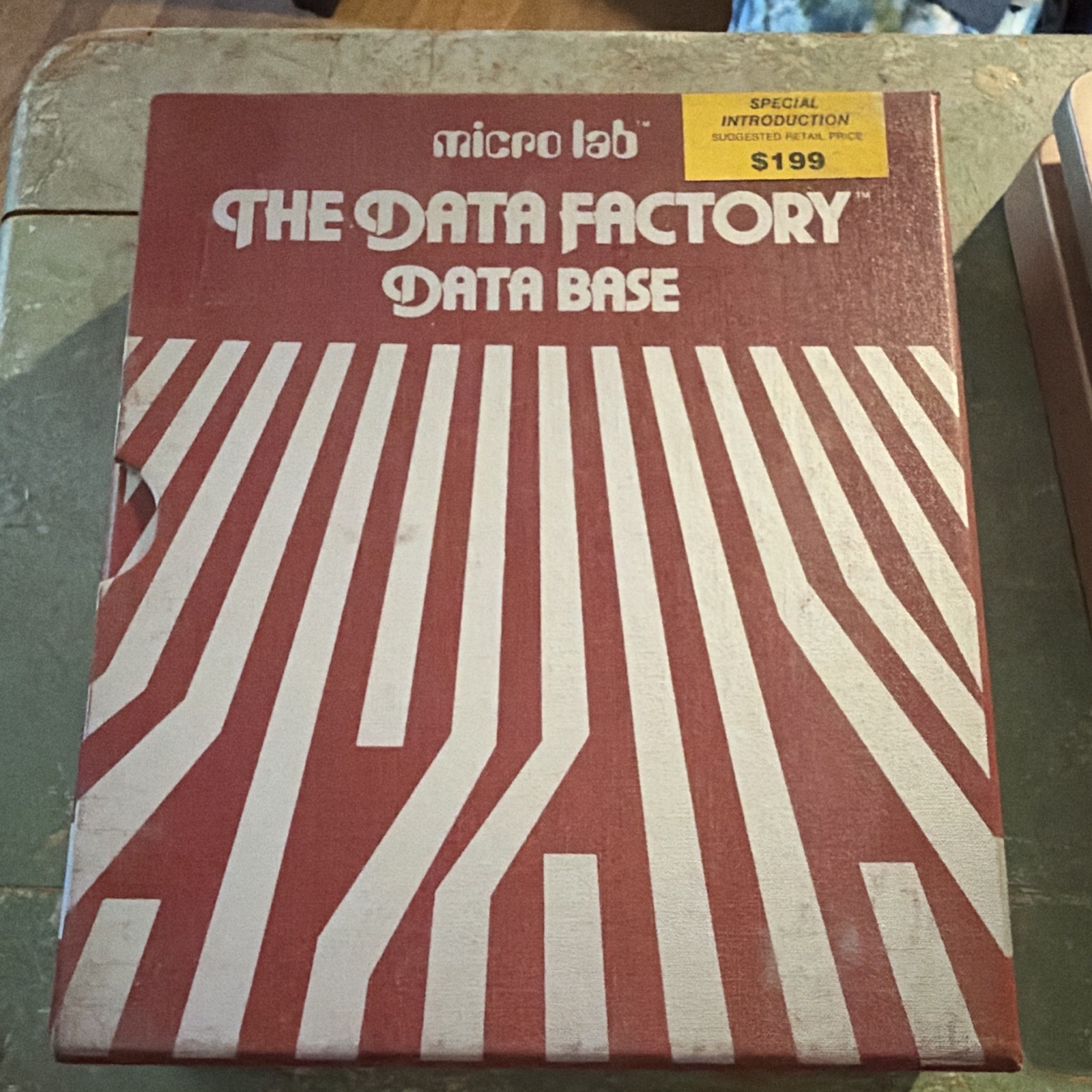 Micro Lab The Data Factory Data Base Vintage Floppy Disks SEALED Manual UNTESTED