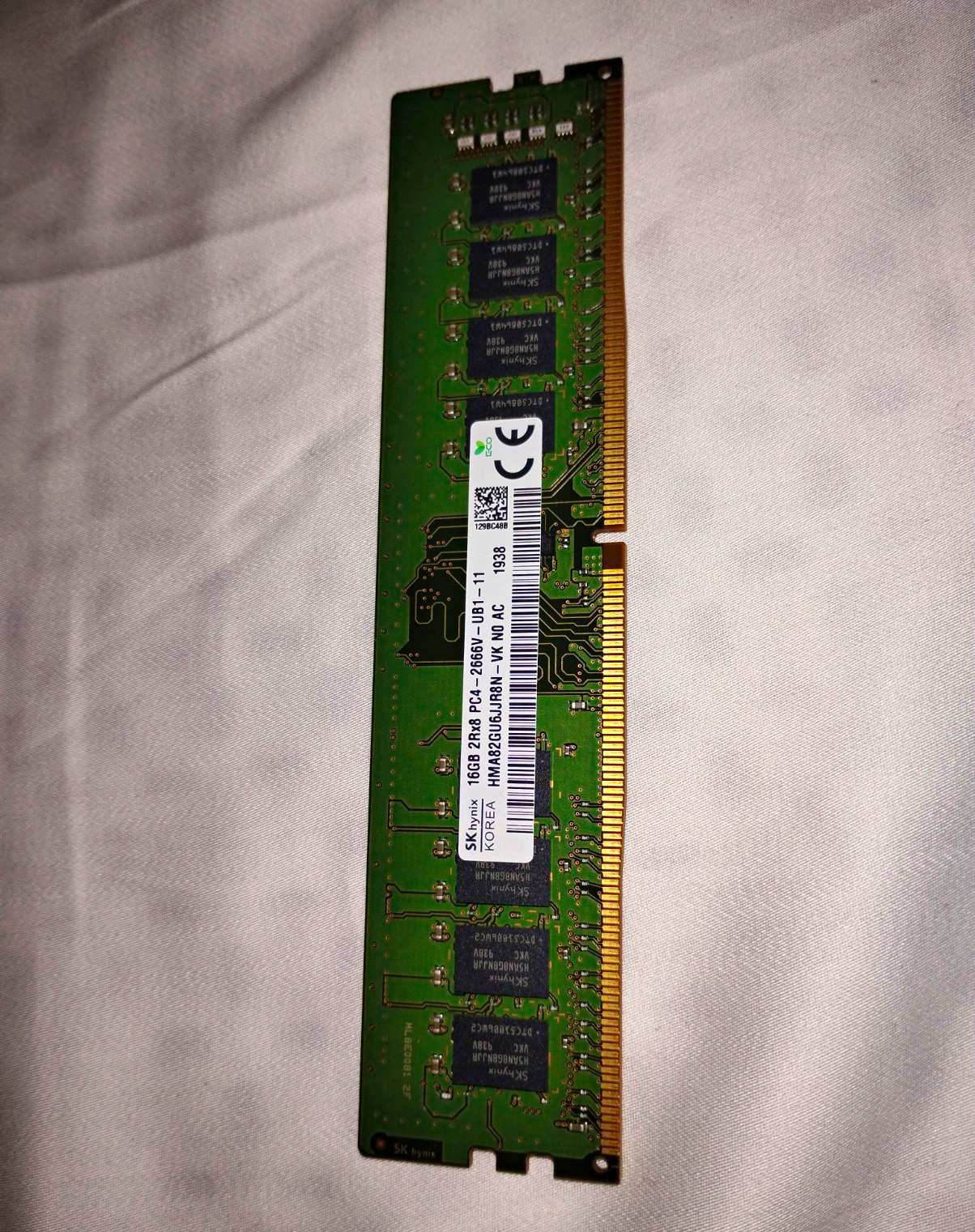 Hynix SK 16GBx1 DDR4 2666 MHz