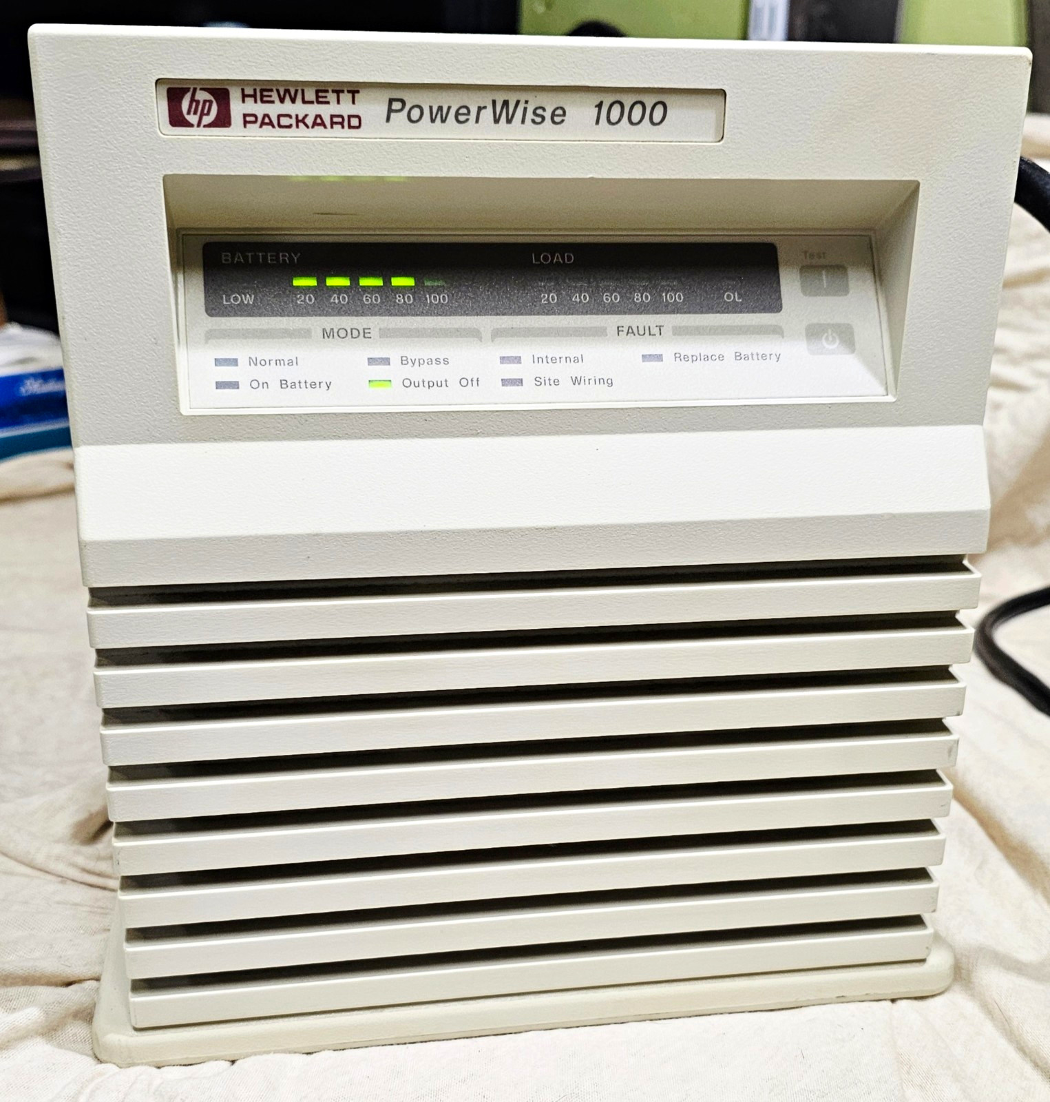 Vintage HP PowerWise 1000 UPS Backup Power Supply | Tested Working W/Batt