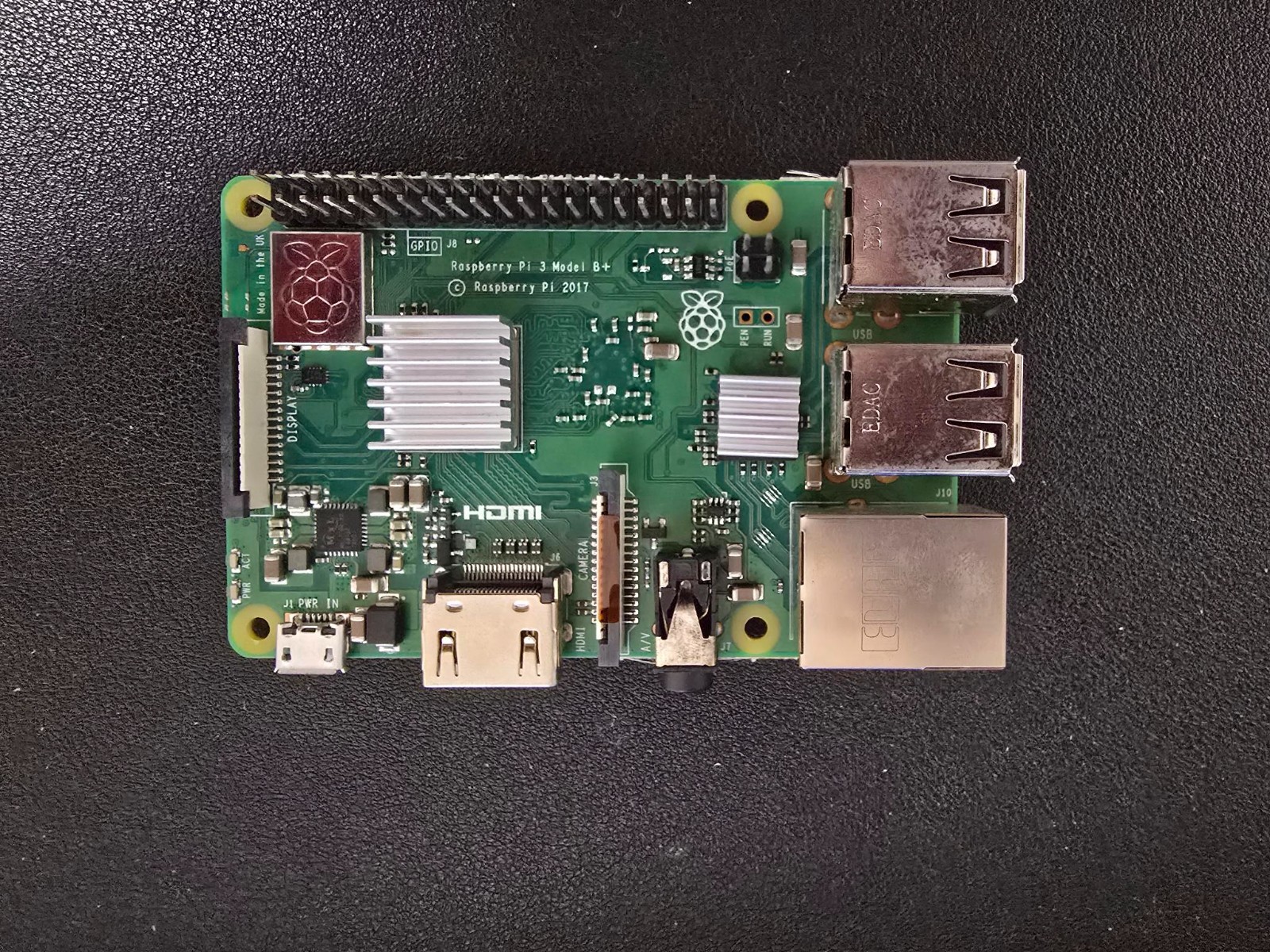 Raspberry Pi 3 Model B+ 1GB RAM WiFi Bluetooth Quad-Core SBC w Power Supply Raspberry Pi 3 Model B+ 1GB RAM WiFi Bluetooth Quad-Core SBC w Power Supply