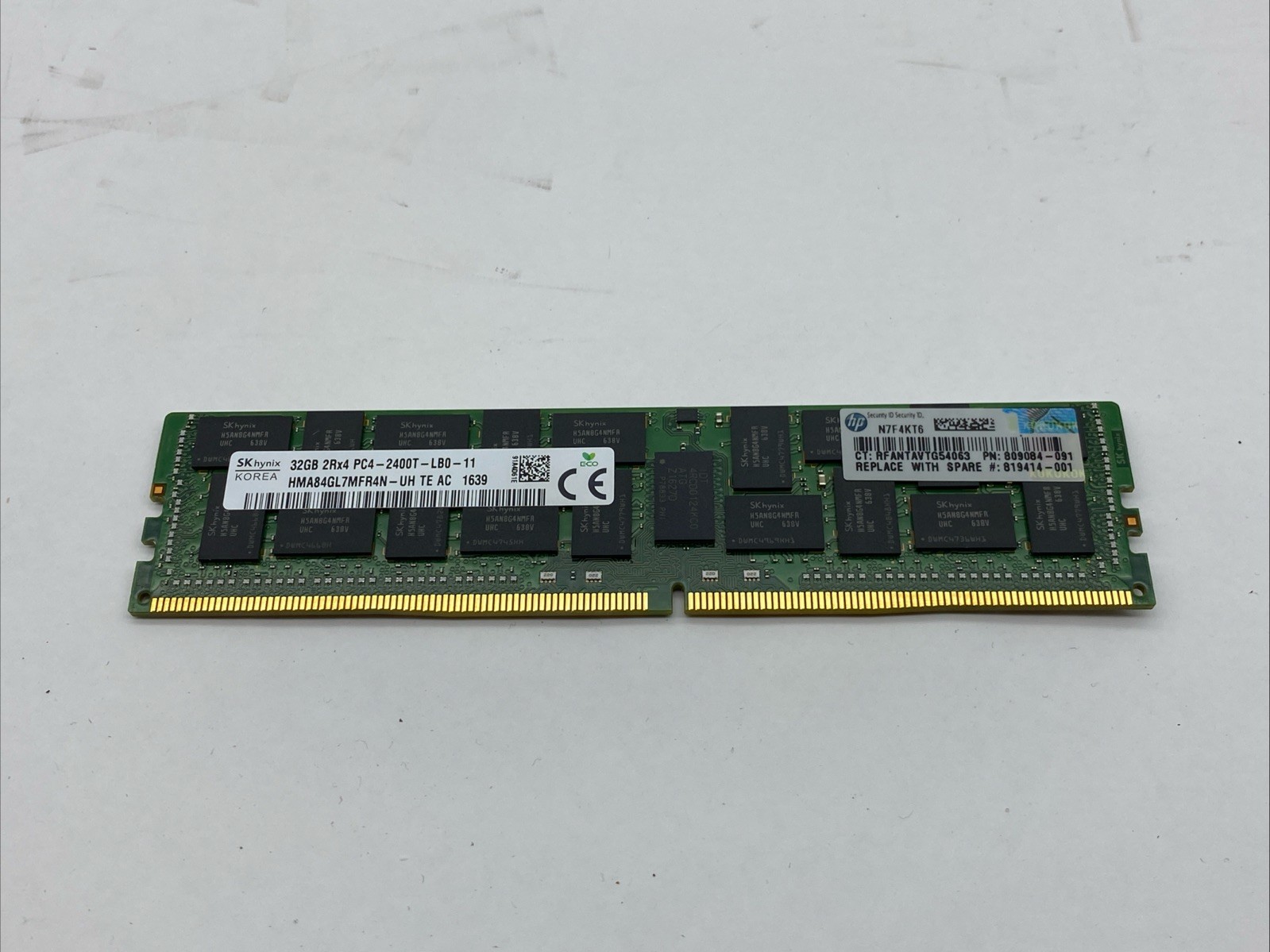 SK Hynix 32GB 2Rx4 PC4-2400T HMA84GL7MFR4N-UH DDR4 Server Memory RAM