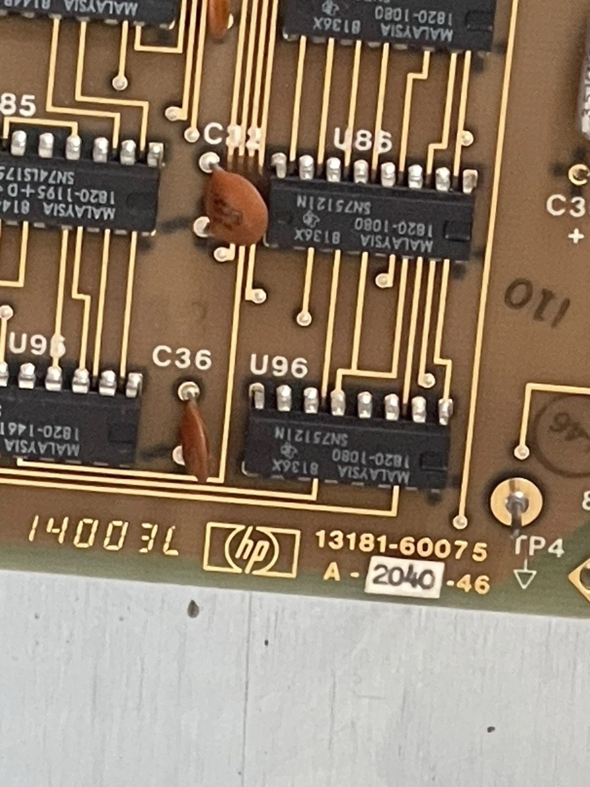 HP 13181-60075 Digital Tape Interface PCB PCA HP 2100 21MX 7970 Vintage HP 13181-60075 Digital Tape Interface PCB PCA HP 2100 21MX 7970 Vintage