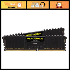 16GB DDR4 RAM (2x8GB) 3200MHz CL16 Desktop Memory for Intel AMD - Black picture