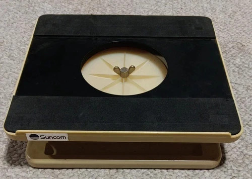 Vintage Suncom Computer Monitor Station Stand Rare, GOOD SHAPE