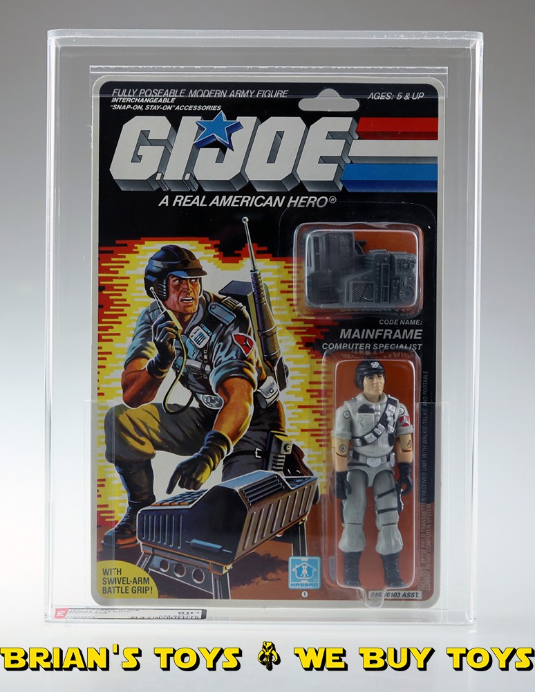 Vintage 1987 Hasbro GI Joe Series 5 / 34 Back Mainframe Action Figure AFA 80+... Vintage 1987 Hasbro GI Joe Series 5 / 34 Back Mainframe Action Figure AFA 80+...