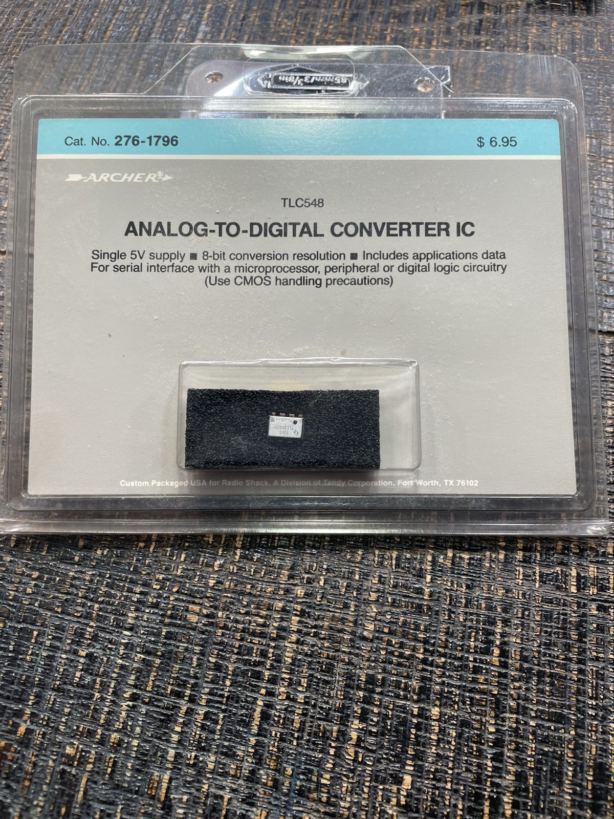 OEM Archer TLC548 8-Bit Analog-to-Digital Converter IC NOS VTG Computer Chip OEM Archer TLC548 8-Bit Analog-to-Digital Converter IC NOS VTG Computer Chip